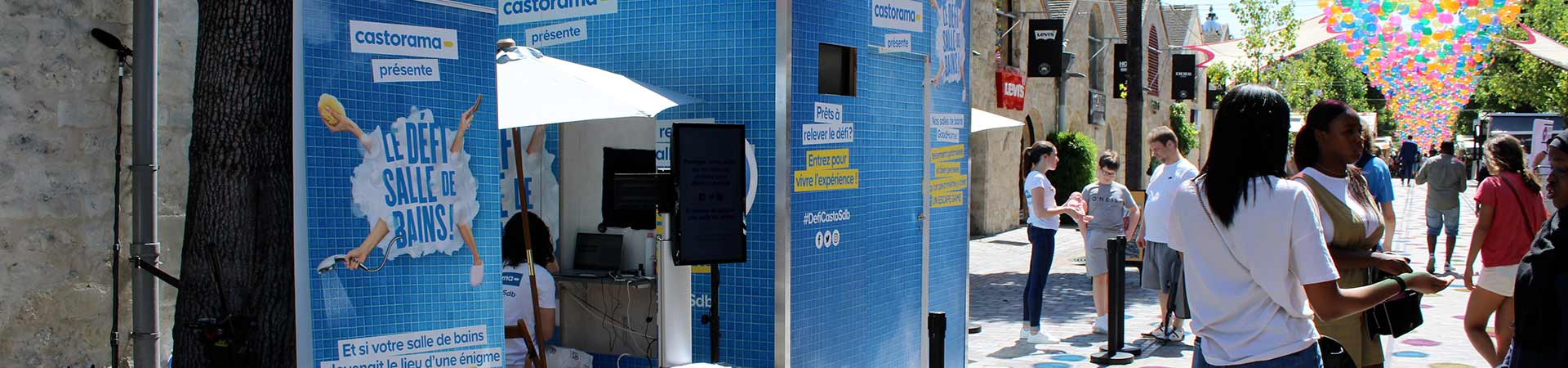 Animation événementielle escape game mobile Prizoners en extérieur