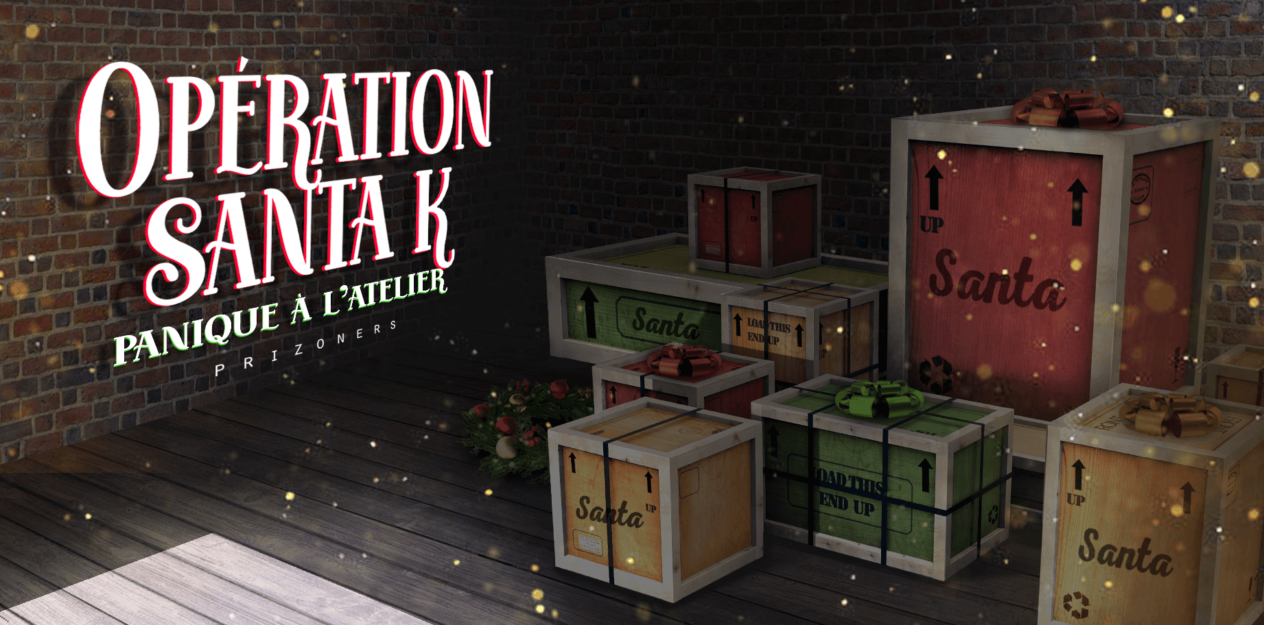 Escape game géant de Noël Opération Santa K Prizoners Live