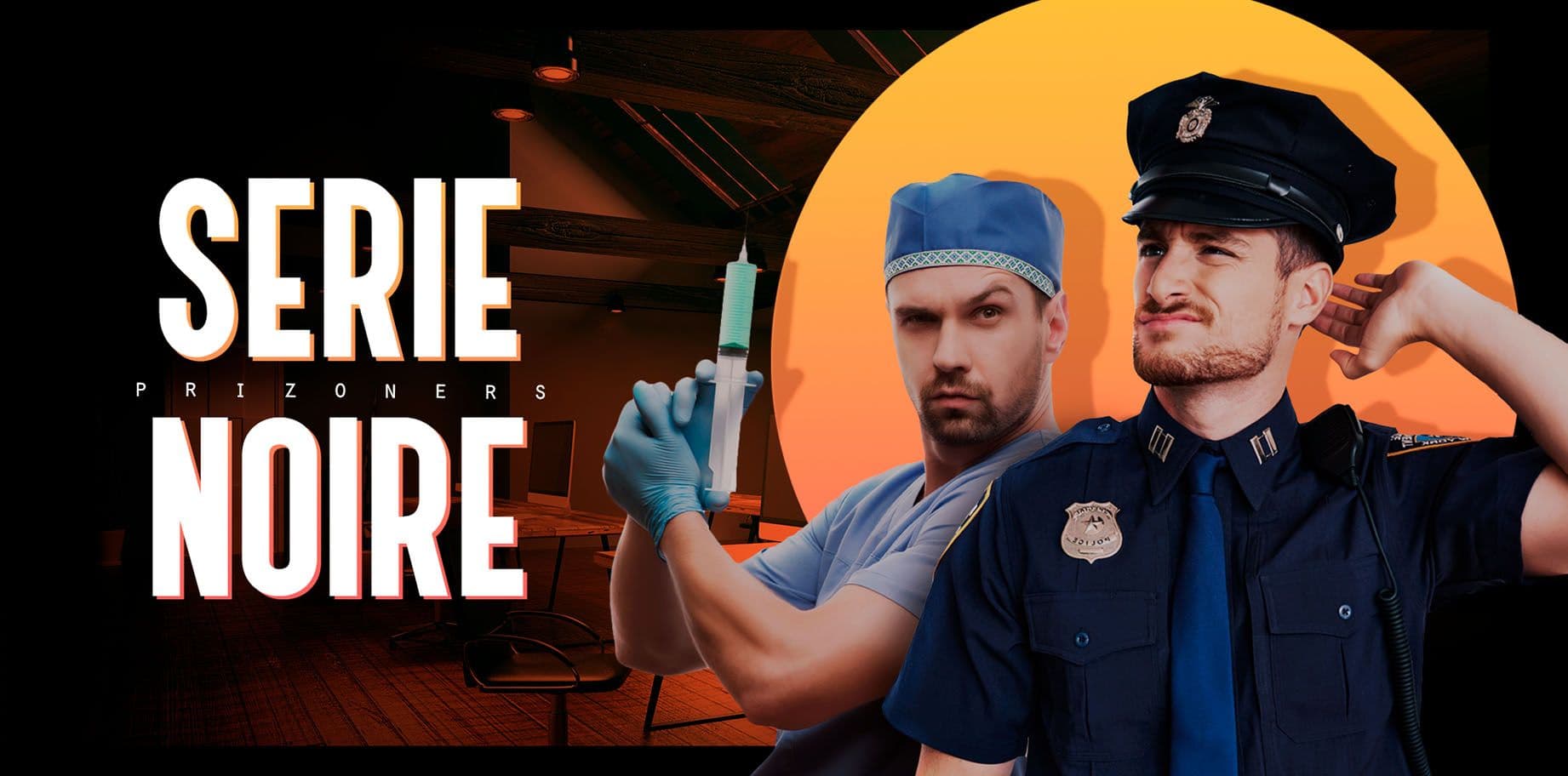 Escape game géant enquête Série Noire Prizoners Live